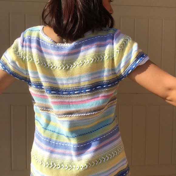 ✨SOLD✨Multicolored Talbots Blouse - Picture 3 of 4